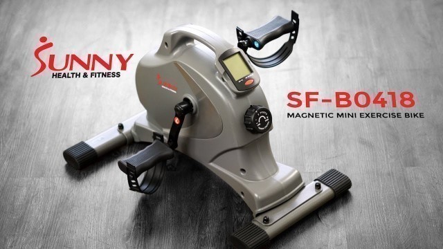 'Sunny Health & Fitness SF-B0418 Magnetic Mini Exercise Bike'