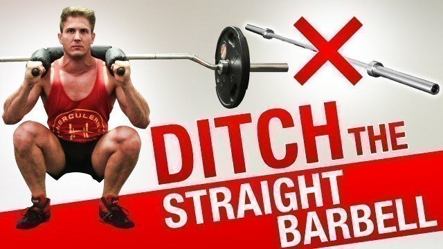 'SQUATS: 4 Reasons To Ditch The STRAIGHT BAR | GET BIGGER & STRONGER LEGS WITH THE SAFETY SQUAT BAR!'