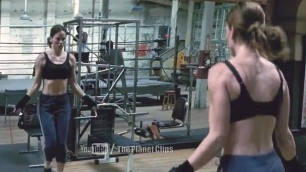 'Hilary Swank Hard Core Workout | Million Dollar Baby (2004) Scene'