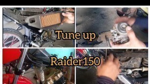 'paano mag tune-up Ng raider 150 martech vlog'