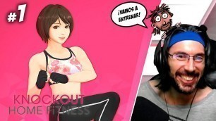 '¡MI PROPIA PERSONAL TRAINER ES UNA CHICA ANIME! :) | KNOCKOUT HOME FITNESS #1 | Gameplay Español'