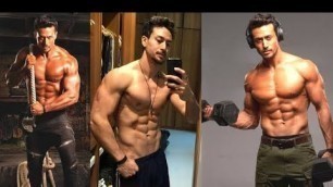 'tiger shroff new gym workout video || danger body look'