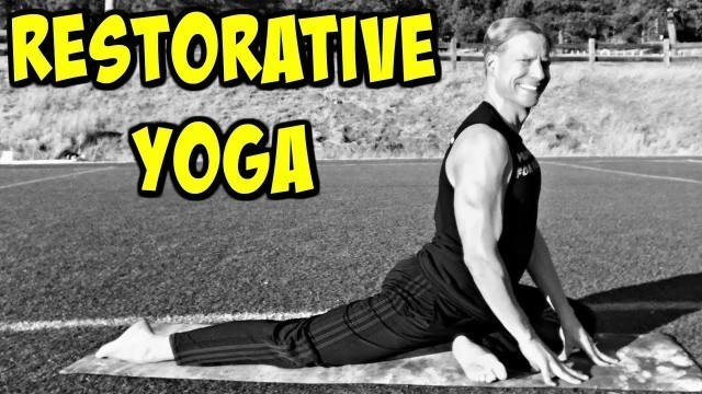 '30 Minute Restorative Yoga Stretch - Sean Vigue'