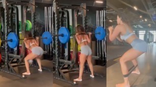 'Tiger Shroff\'s Sister Krishna Shroff Intense Workout In Gym'