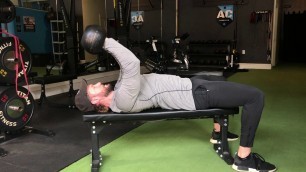 'Lying Dumbbell Triceps Extensions | Born Fitness'