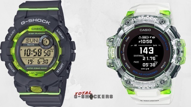 'Casio G-Shock G-SQUAD GBD800-8 vs G-Shock Digital Heart Rate Monitor Smartwatch GBDH1000-7A9'