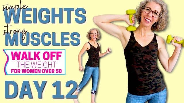 'Simple SHAPING Workout for Strong, Powerful MUSCLES using hand weights 