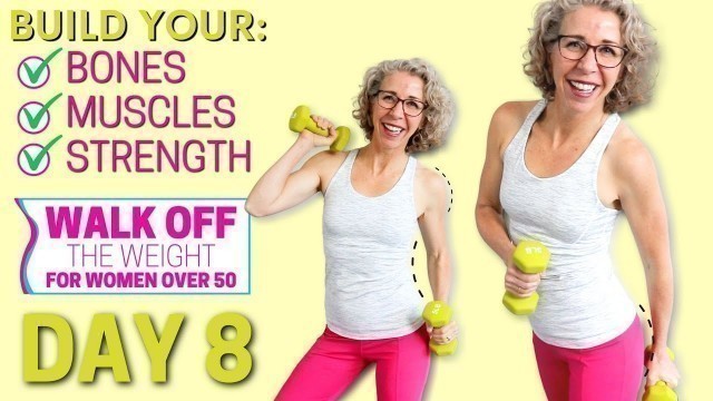 'MUSCLE-Building Weight Loss Workout (with hand weights) 
