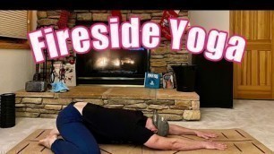 'Cozy Fireside Bedtime Yoga Stretch (Grab Your Jammies!) Sean Vigue Fitness'