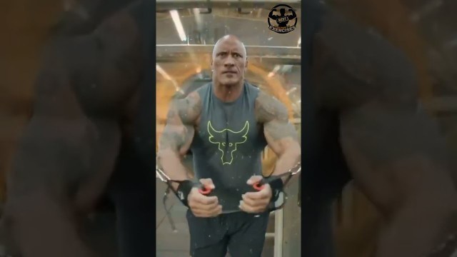 'THE ROCK - WORKOUT RETURN 2022 DWAYEN JOHNSON MOTIVATION #shorts #fitness'