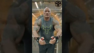 'THE ROCK - WORKOUT RETURN 2022 DWAYEN JOHNSON MOTIVATION #shorts #fitness'