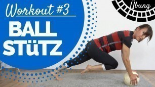 'Ball Stütz Übung | Workout #3 - Bauch Intensiv | Ramona Franke'