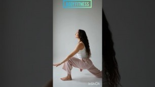'Yoga with world beautiful girl body fitness'