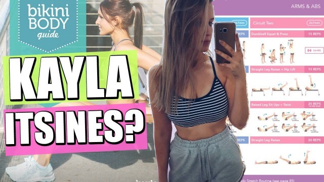 'How I Toned My Stomach + Kayla Itsines Review'