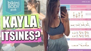 'How I Toned My Stomach + Kayla Itsines Review'