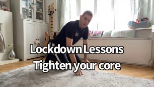 'Lockdown Lessons  Get your fitness up for our return to golf'