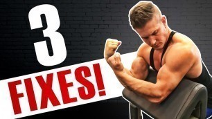 '3 Reasons You\'re Wasting Your Time With Preacher Curls! (3 FIXES!)'