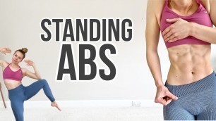 '10 Minute STANDING ABS Workout (No Equipment)'