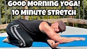 '10 min Energizing Morning Yoga Stretch | Sean Vigue Fitness'