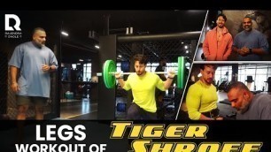 'Tiger Shroff Legs Workout | Fitness Transformation | Rajendra Dhole'