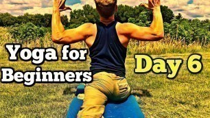 'Day 6 - Yoga for Back Pain - 7 Day Beginner Yoga Challenge #7dayyogachallenge'