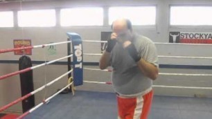 'Shadow Boxing at Stockyards Gym'