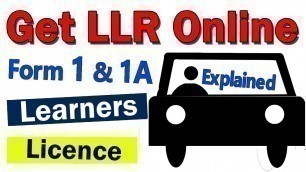 'How to fill Form 1 & 1A for LLR & Driving License | Medical certificate | Help in Tamil'
