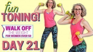 'TIGHTEN UP! Weight Loss WEIGHTS Workout for Toning + Strength 