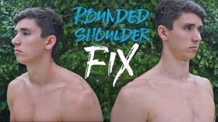 'Fixing Rounded Shoulders and Nerd Neck (FULL ROUTINE)'