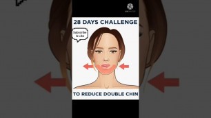 'reduce face fat | double chin | #shorts #doublechin #exercise #fitness #weightloss #workout'
