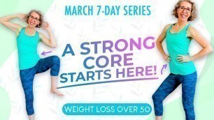 'Find Your CORE! Beginner-Friendly Standing Abs WEIGHT LOSS Workout 