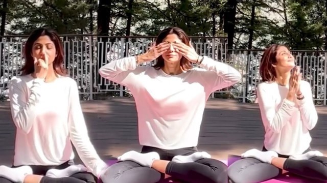 'Shilpa Shetty Daily Yoga Routine | Shilpa Shetty KapalBhati'