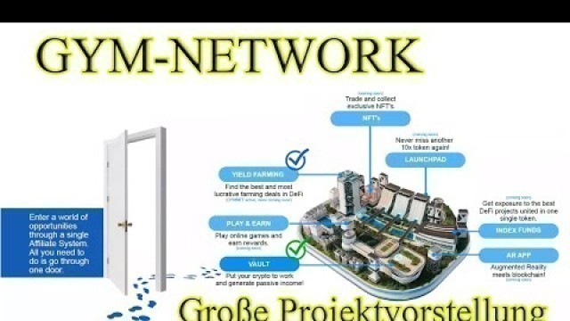 'GYM-NETWORK Projektvorstellung / Krypto / NFT / Metaverse / Hohe Rendite / Sicherheit'