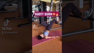 'BOOTY BURNOUT EXERCISES | LOWER BODY EXERCISES TO GAIN STRENGTH | FITNESS TIPS'