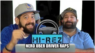 'Don\'t Rap and Drive!! Freestyle Reaction | Nerd Uber Driver Raps For Gym Fitness Girls!'