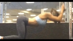'Brittany Perille Working out fitness motivation'