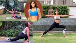 'Shilpa Shetty Back To Her Routine Workout | Learn Best Yoga With Shilpa.'