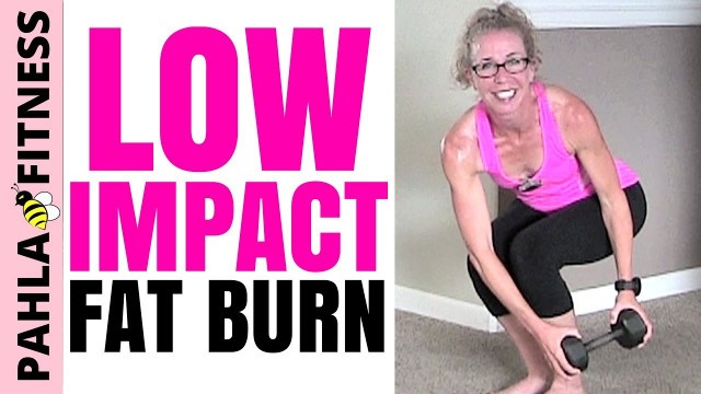'LOW IMPACT Fat Burning METCON with DUMBBELLS | 30 Minute Cardio + Strength Workout without Jumping'