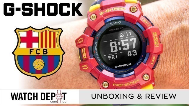'[NEW] G-Shock FC Barcelona Collaboration GBD100BAR-4A2 - Unboxing & Quick Look'
