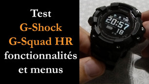 'Test G-Shock G-Squad HR (GBD-H1000 solaire)'