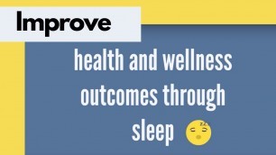 'Sleep Well Network Program for Health, Wellness, and Fitness Professionals'