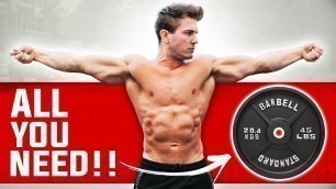 '8 Best Weight Plate Exercises  BRUTAL HOME FULL BODY WORKOUT!'