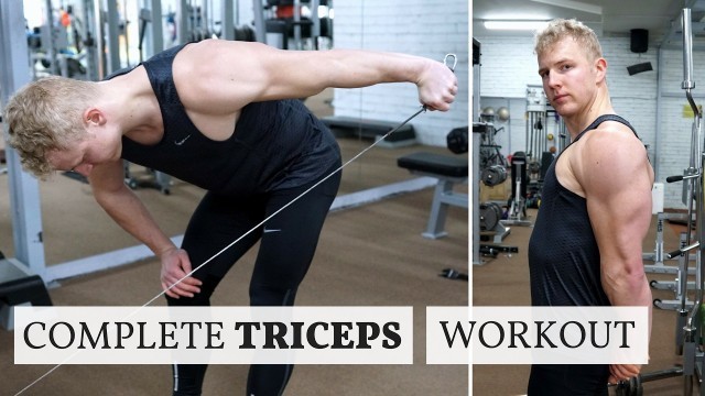 'Complete Triceps Workout | FIX ELBOW PAIN'