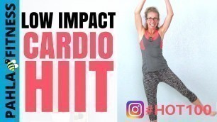 '10 Minute LOW IMPACT Cardio HIIT Workout for Weight Loss without Jumping | HOT 100 Challenge Day 23'