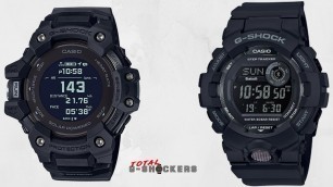 'Casio G-Shock Heart Rate Smartwatch GBDH1000-1 vs G-SQUAD Bluetooth Activity Tracker GBD800-1B'