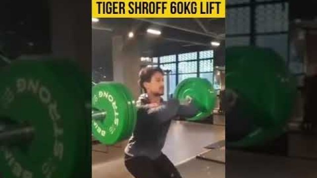 'Tiger Shroff 60Kg Lift Workout In Gym #Shorts Blockbuster Battes'
