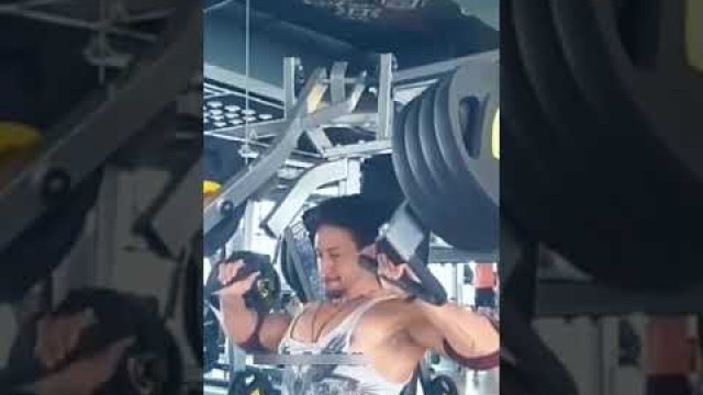 'tiger shroff gym workout 2021 #short #shorts  #shortvideo'