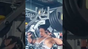 'tiger shroff gym workout 2021 #short #shorts  #shortvideo'