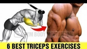 'The Best Triceps Exercise for Mass - Gym Body Motivation'