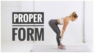 'How To: Proper Form + Common Exercise Mistakes'